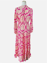 Lade das Bild in den Galerie-Viewer, Damen Sommer Boho Seide Maxikleid
