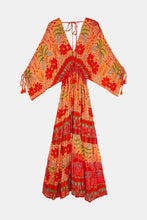 Carregar imagem no visualizador da galeria, Piti Cuiti Ibiza Boho Maxikleid mit Blumen Mustern
