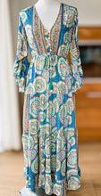 Carica l&#39;immagine nel visualizzatore di Gallery, Damen Boho Seide Maxikleid
