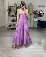 Lade das Bild in den Galerie-Viewer, Maxikleid mit Trägern
