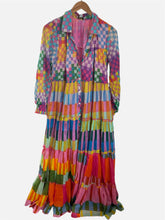 Lade das Bild in den Galerie-Viewer, Gold &amp; Silver Cuba Sommer Maxikleid
