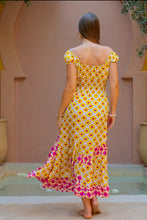 Charger l&#39;image dans la galerie, Gold &amp; Silver Paris Boho Maxikleid
