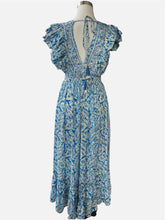 Carica l'immagine nel visualizzatore di Gallery, Damen Sommer Ibiza Boho Seide Maxikleid
