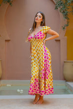 Charger l&#39;image dans la galerie, Gold &amp; Silver Paris Boho Maxikleid
