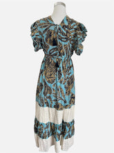 Carica l'immagine nel visualizzatore di Gallery, Damen Boho Sommer Seide Maxikleid
