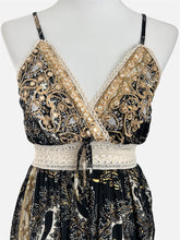 Carica l'immagine nel visualizzatore di Gallery, Damen Boho Sommer Seide Maxikleid
