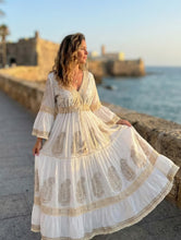 Afbeelding in Gallery-weergave laden, Damen Sommer Ibiza Boho Maxikleid
