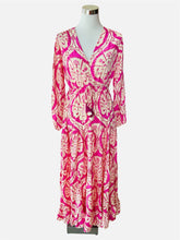 Lade das Bild in den Galerie-Viewer, Damen Sommer Boho Seide Maxikleid
