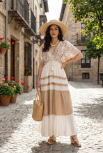 Afbeelding in Gallery-weergave laden, Damen Sommer Ibiza Boho Maxikleid
