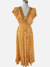 Carica l'immagine nel visualizzatore di Gallery, Damen Sommer Ibiza Boho Seide Maxikleid
