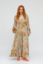 Carica l&#39;immagine nel visualizzatore di Gallery, Damen Boho Seide Maxikleid
