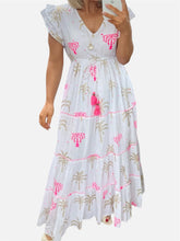 Lade das Bild in den Galerie-Viewer, Damen Sommer Boho Maxikleid
