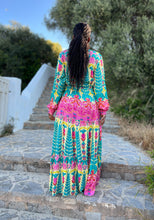 Afbeelding in Gallery-weergave laden, Piti Cuiti Sommer Boho Maxikleid mit Blumen Muster
