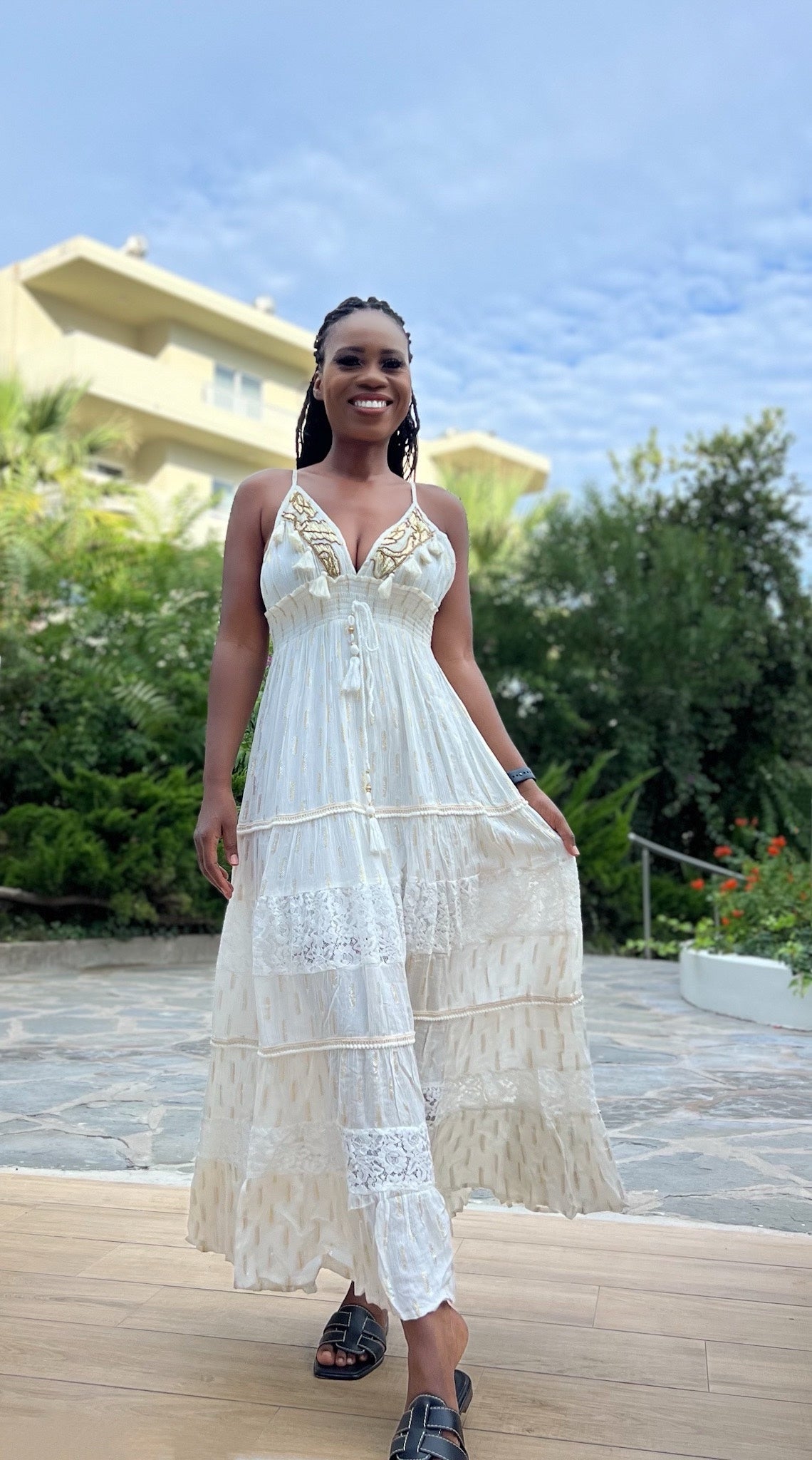Women's Boho Hippie Ibiza Maxi Dress – BEACH ADDICT