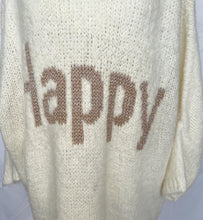 Lade das Bild in den Galerie-Viewer, Kuscheliger Strickpullover HAPPY
